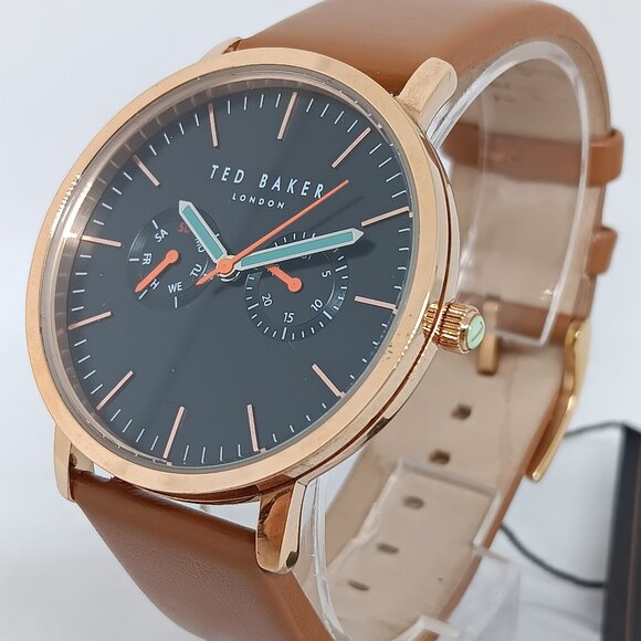 Ted Baker TE50291012 Men's 40mm Multifunction Japanese Quartz Watch NWOT - Picture 1 of 11